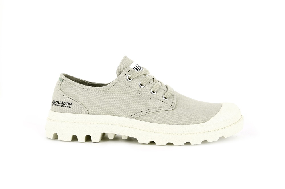 Zapatos Bajos Palladium PAMPA OXFORD ORGANIC II Hombre Eucalyptus | Costa Rica-65379